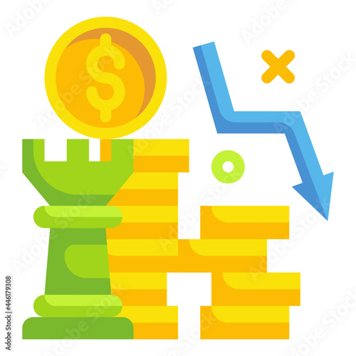 cost flat icon