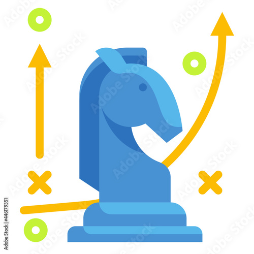 tactics flat icon
