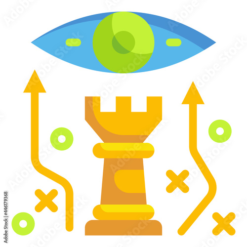 vision flat icon