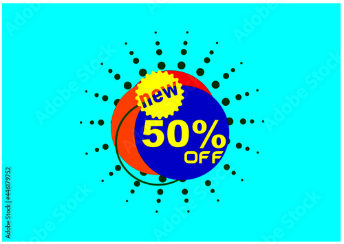 50  off new offer logo design