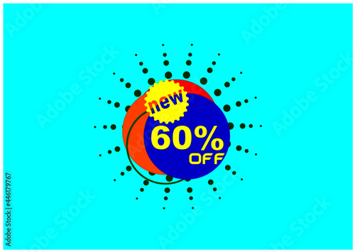 60% off new offer logo design