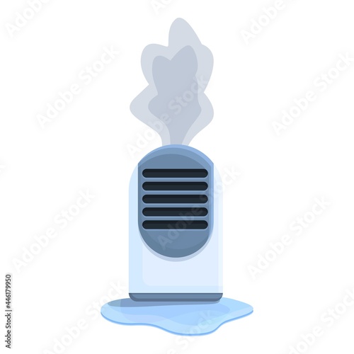 Air conditioner repairman icon cartoon vector. Repair maintenance. House service