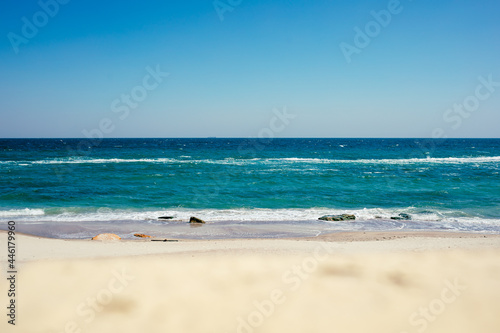 Fototapeta Naklejka Na Ścianę i Meble -  Landscape summer beach background