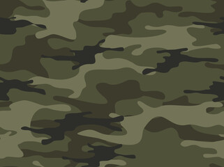 Fototapete Tarnmuster Militärisches Flecken Camouflage Abstrakt  © Alexander