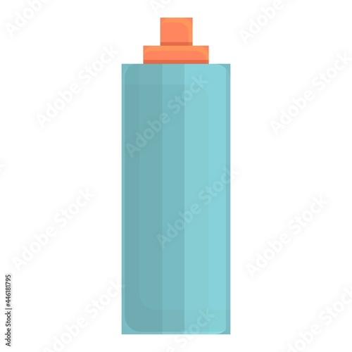 Hair strong spray icon cartoon vector. Can bottle aerosol. Hairspray dandruff