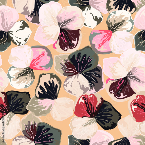 Floral seamless vector pattern.
