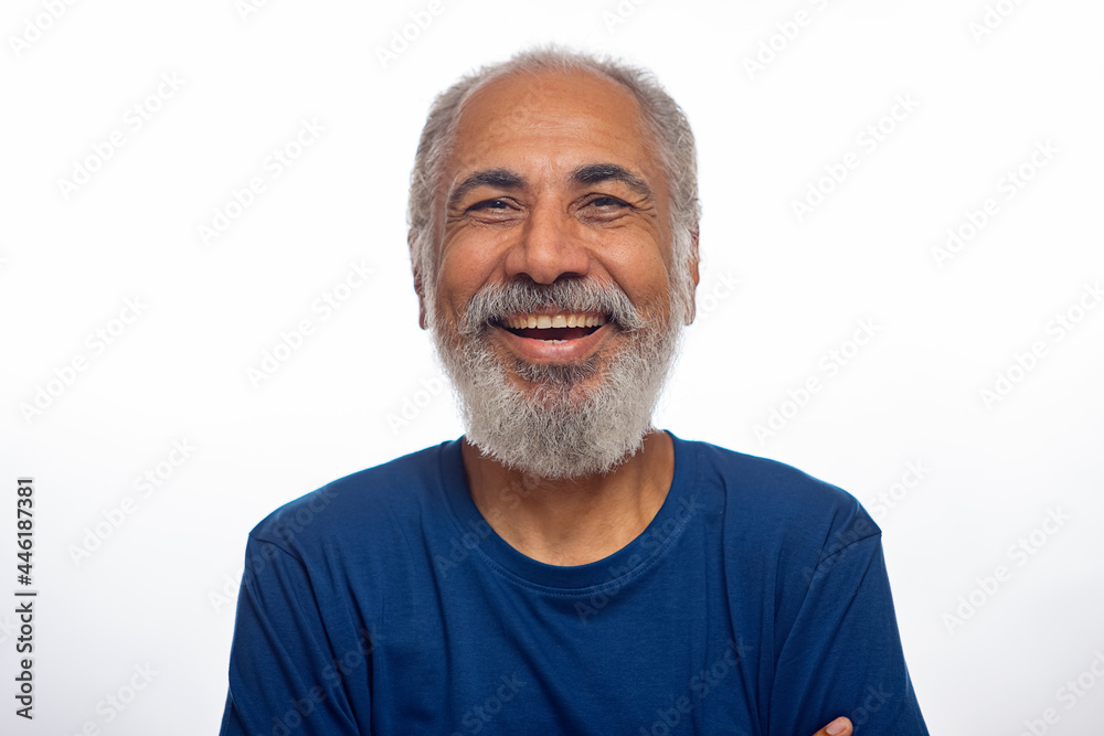 A HAPPY OLD MAN LOOKING AT CAMERA AND LAUGHING A HAPPY OLD MAN LOOKING AT CAMERA AND LAUGHING