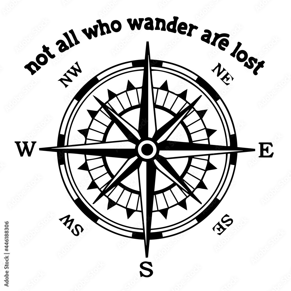 not all who wander are lost inspirational funny quotes, motivational ...