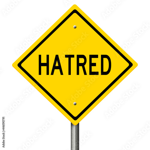 Φωτογραφία Rendering of a yellow road sign