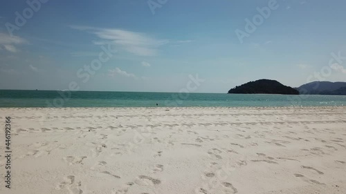 White Sand Cenang Beach on Langkawi Island Malaysia