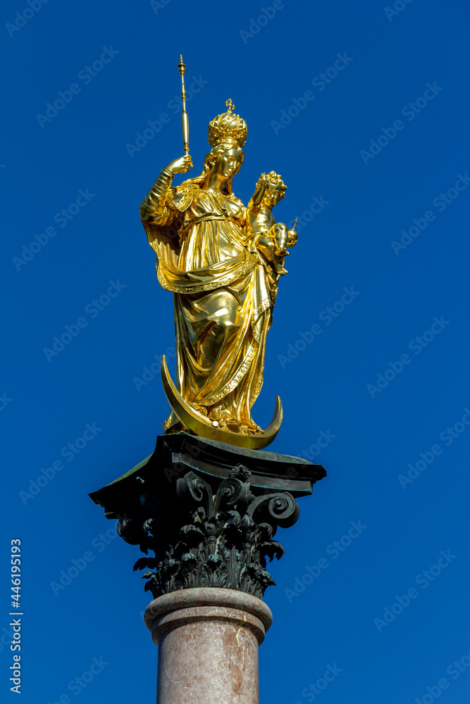 The Marian column in Munich