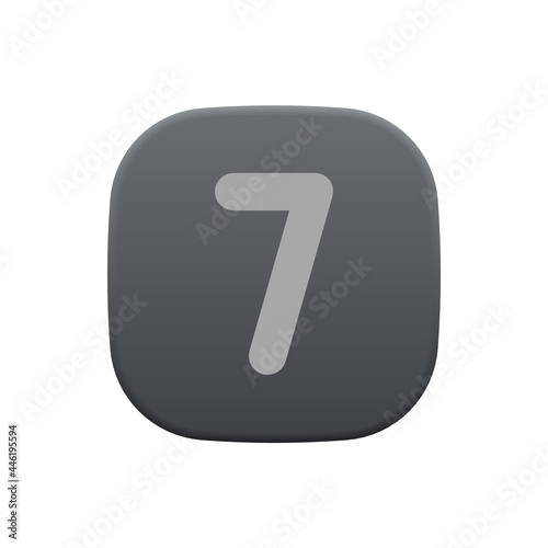Seven - Sticker