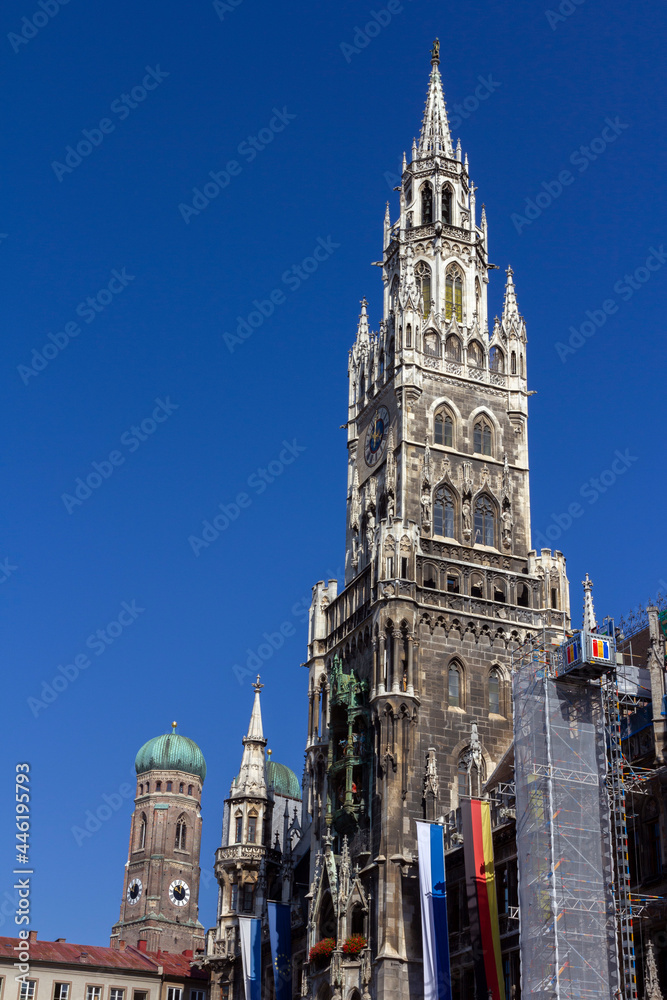 Neues Rathaus, the New Town Hall of Munich