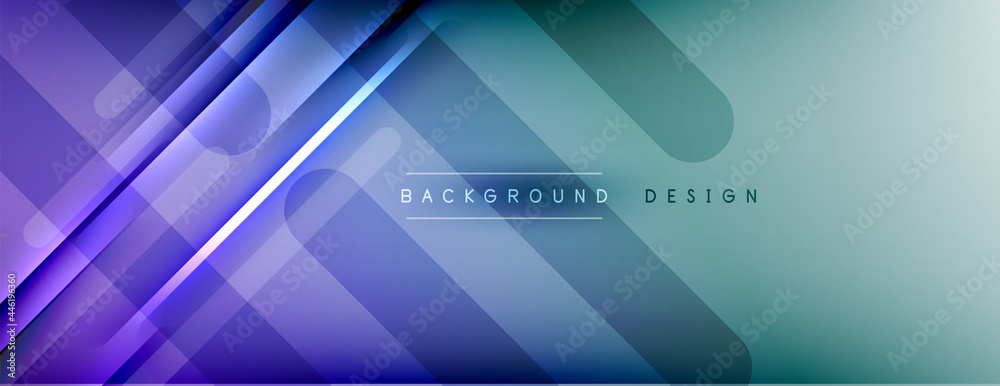 Abstract background. Shadow lines on bright shiny gradient background. Abstract background. Shadow lines on bright shiny gradient background.