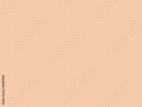 破線の方眼紙 グラフ用紙 ノートの背景素材 イラスト オレンジ背景 白色の破線 Stock Vector Adobe Stock