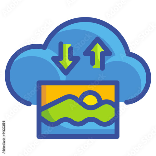 picture line icon