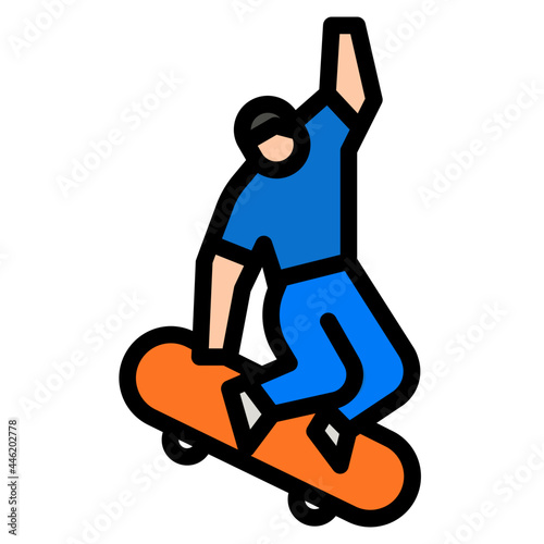 skateboarding