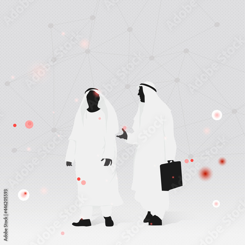 Economic impact of coronavirus pandemic background