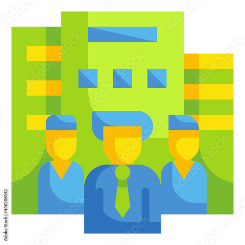 company flat icon