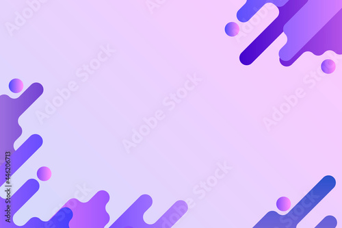 BasiPurple fluid background frame vector