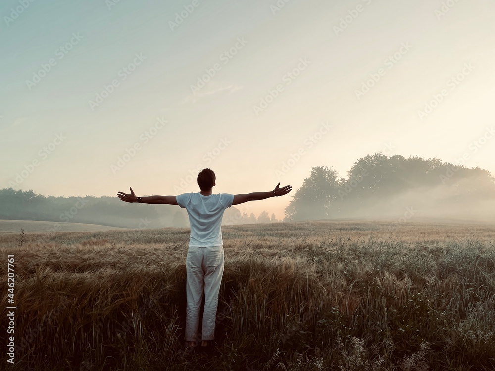 Free man in nature Free man in nature