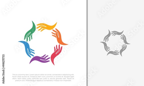 Global Community Logo Icon Elements Template. Community human Logo template vector. Community health care. Abstract Community logo.
