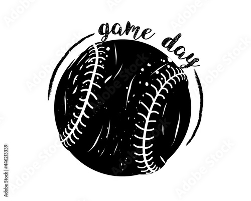 Softball Baseball Game Day Design