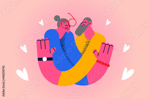 Happy grandparent celebration holiday concept