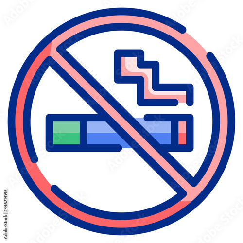 nosmoking line icon photo