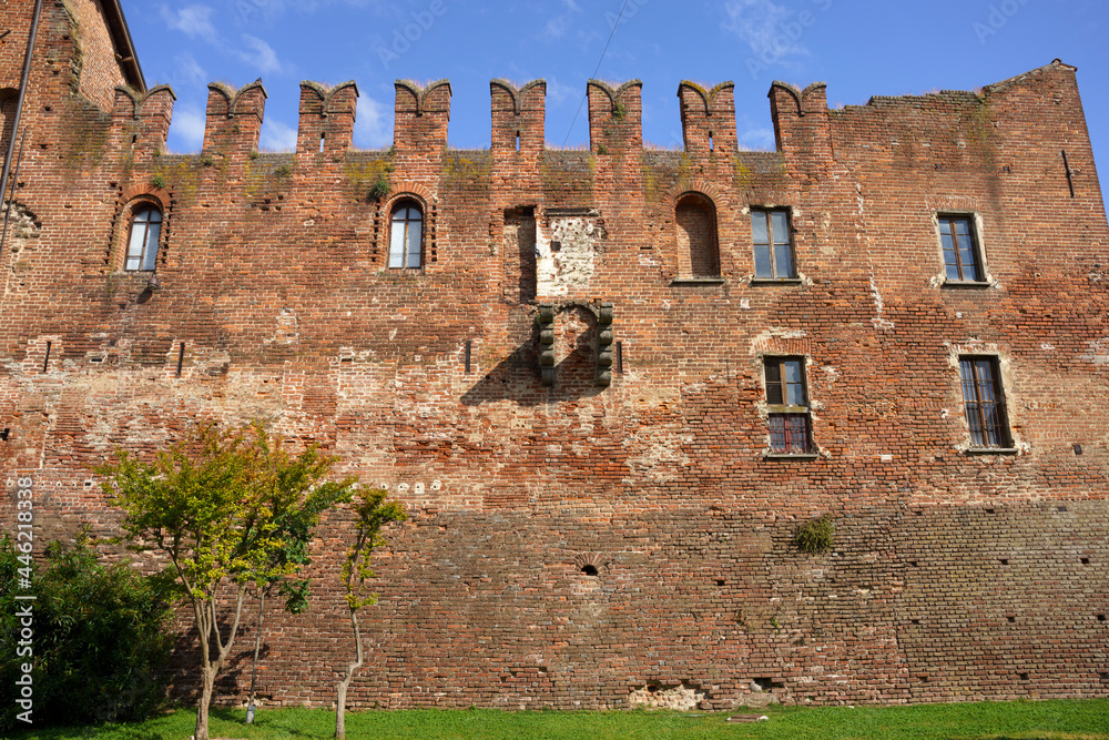 Medieval castle in Binasco, Milan, Italy Medieval castle in Binasco, Milan, Italy