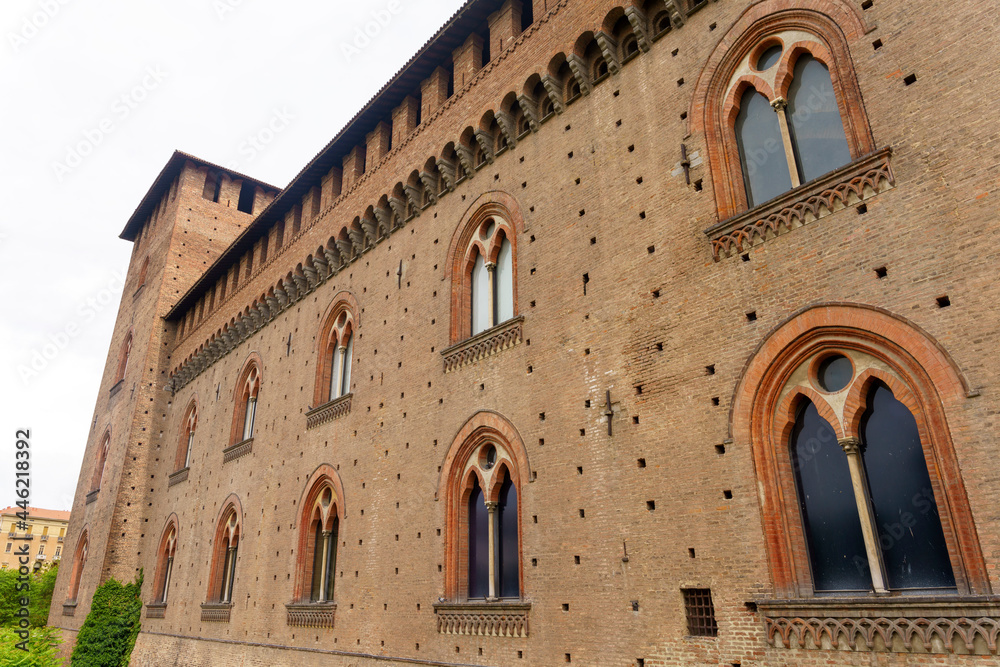 Obraz premium Medieval castle in Pavia, Italy