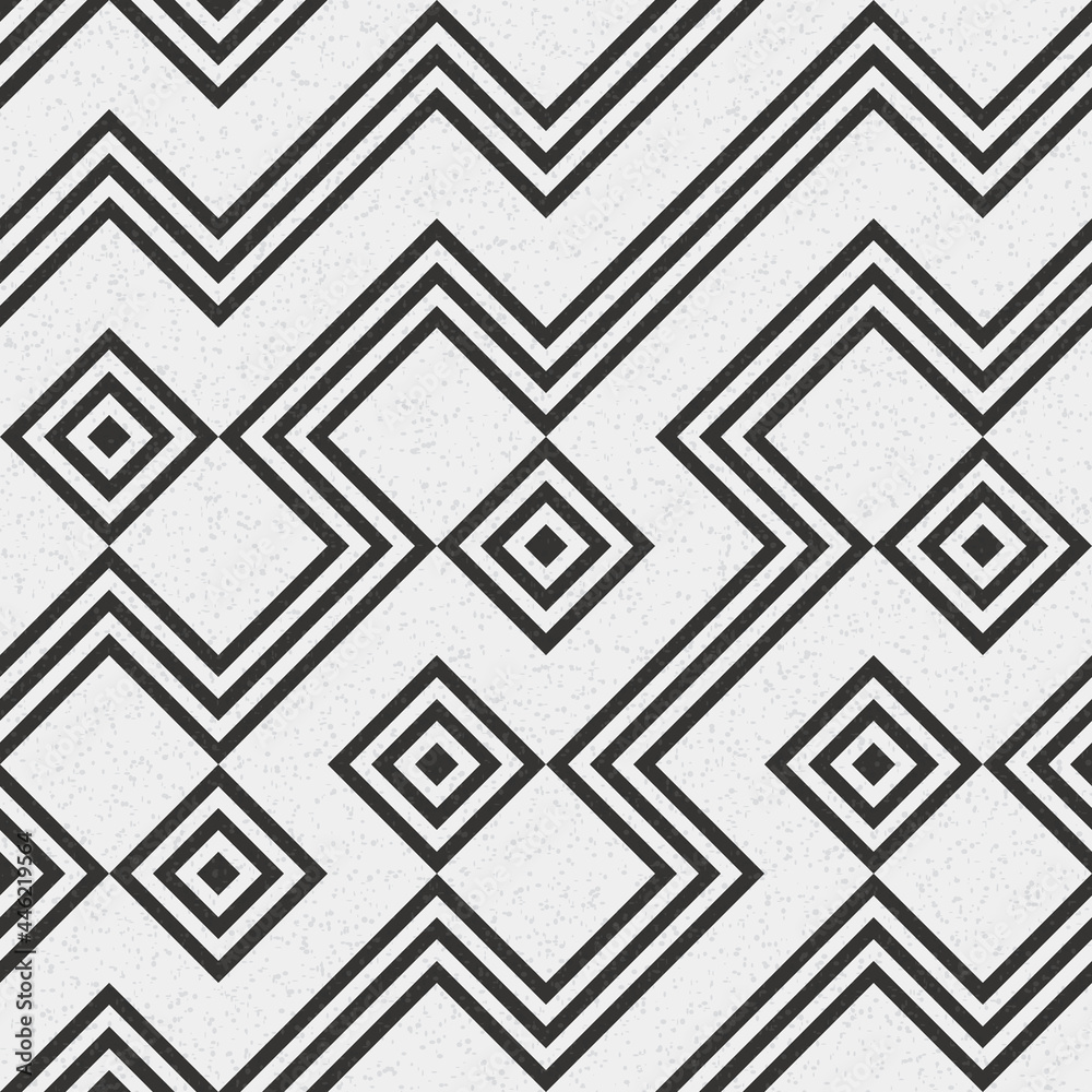Abstract Geometric Pattern generative computational art illustration