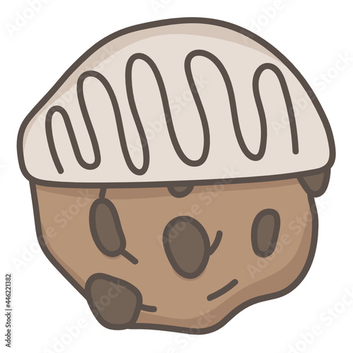 white chocolate cookie