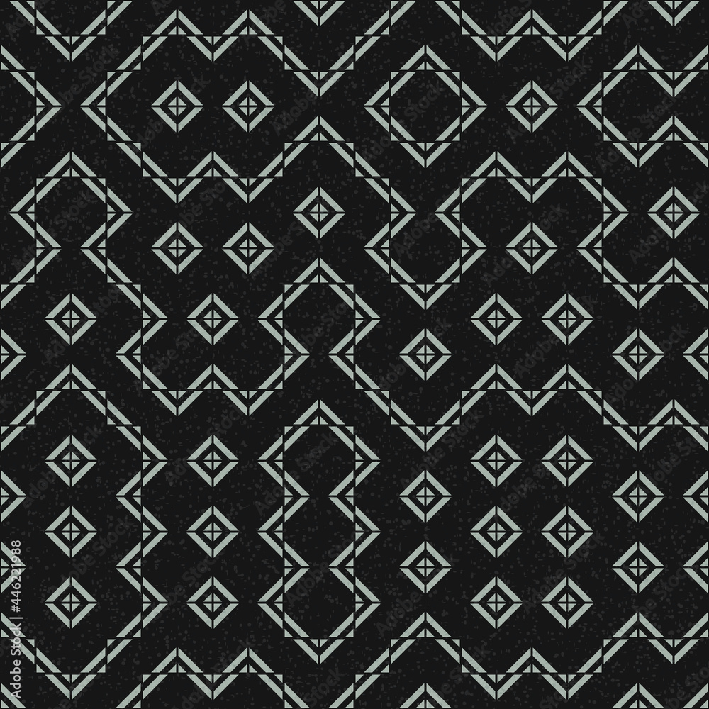 Abstract Geometric Pattern generative computational art illustration