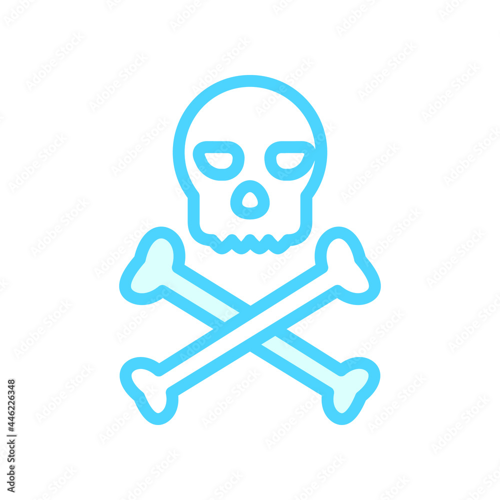 Illustration Vector Graphic of Skull icon Illustration Vector Graphic of Skull icon