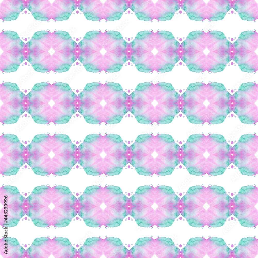 Watercolor abstract seamless pattern delicate purple with blue spots. Hand drawn illustration background. White ornaments with lilac bubbles. Texture kaleidoscope. Wallpaper, textile design. Watercolor abstract seamless pattern delicate purple with blue spots. Hand drawn illustration background. White ornaments with lilac bubbles. Texture kaleidoscope. Wallpaper, textile design.