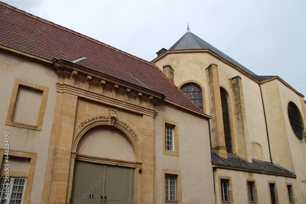 trinitaires church in metz in lorraine (france)