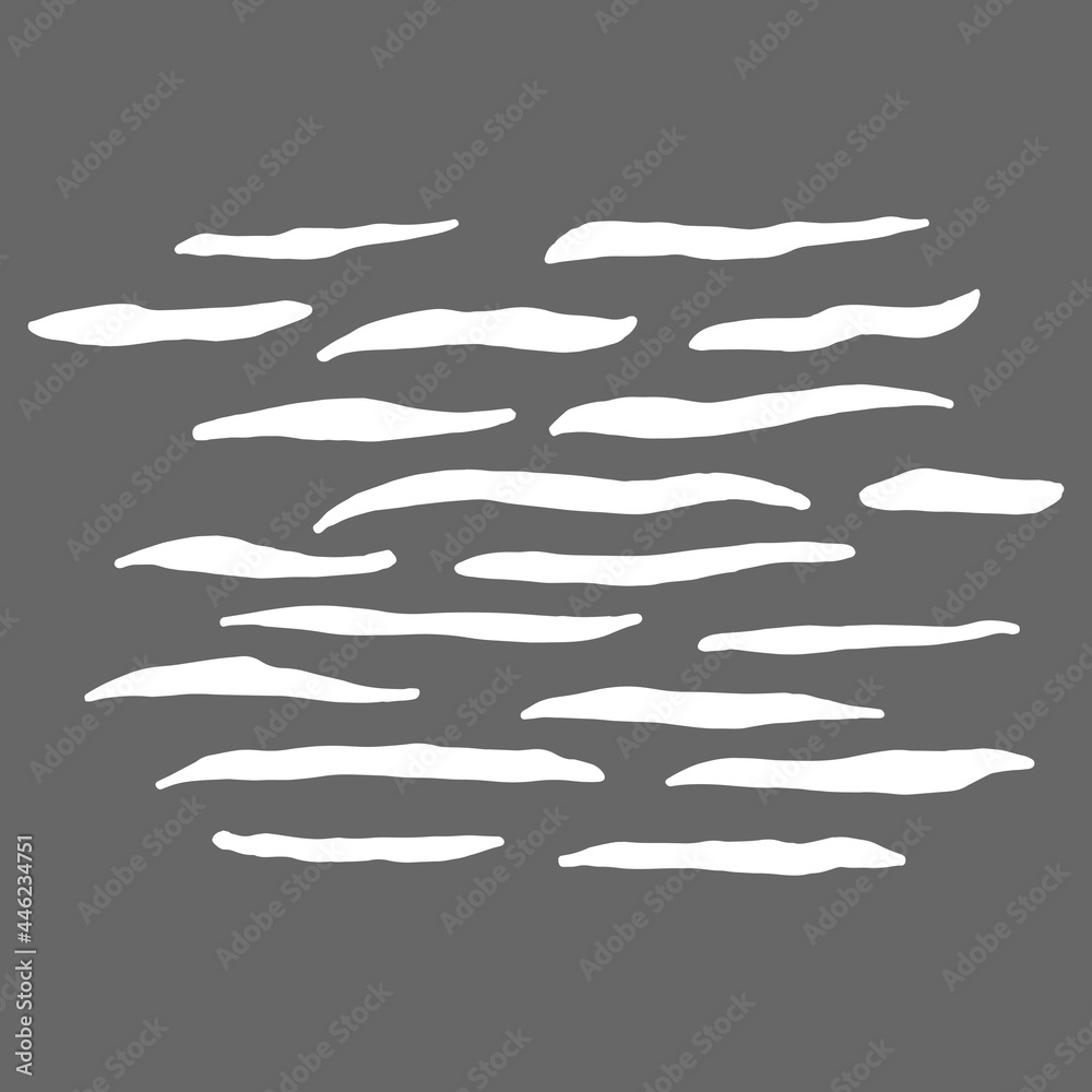Texture of wild animals zebra, tiger. Drawn by hand with pen and ink. Isolated on gray background, vector illustration. Can be used in your projects in banners and posters. Cartoon. Drawn in a doodle