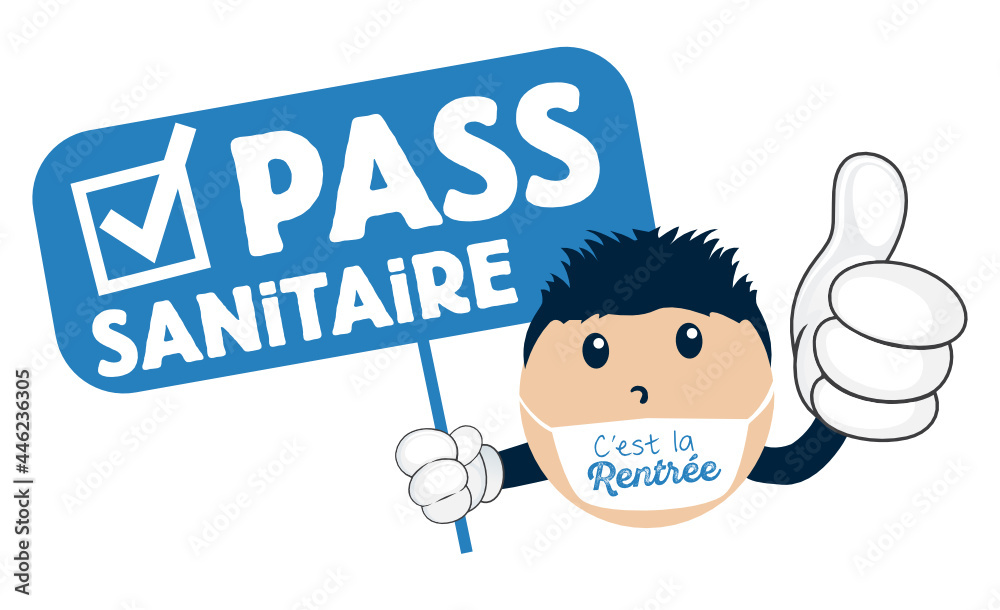 Pass sanitaire pour la rentrée scolaire, virus coronavirus, covid Pass sanitaire pour la rentrée scolaire, virus coronavirus, covid