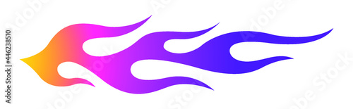 Tribal hot rod flame motorcycle and car decal graphic. Ideal for car decal, sticker and even tattoos.