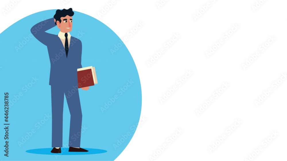 elegant buisnessman worker with documents elegant buisnessman worker with documents