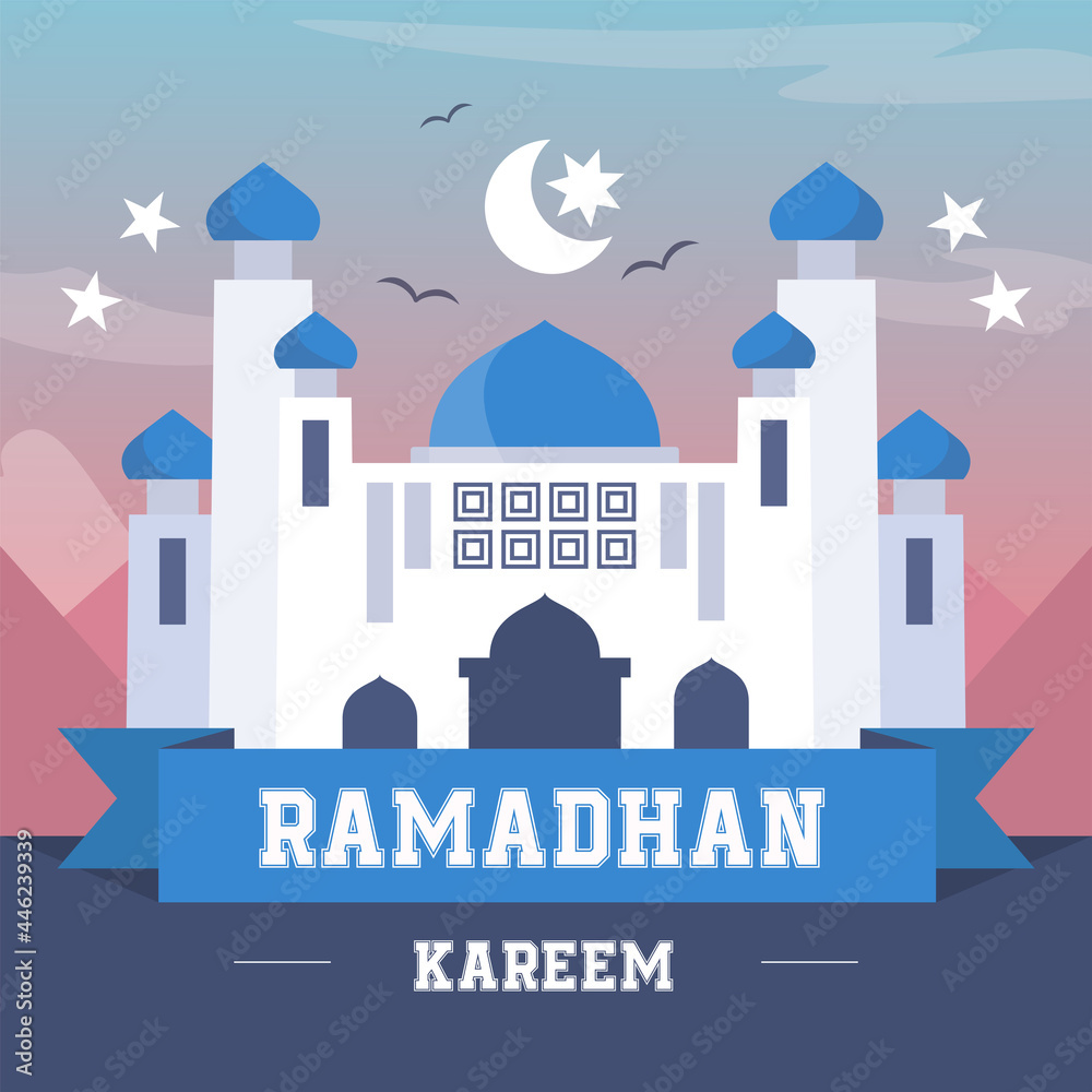 Flat Ramadan Kareem Illustration_8