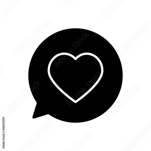 Love icon vector set. relationships illustration sign collection. online dating symbol or logo.