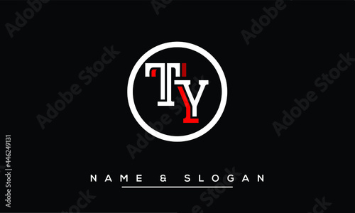 TY,  YT,  T,  Y   Abstract Letters Logo Monogram