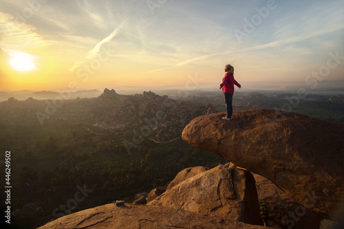 Woman meditating