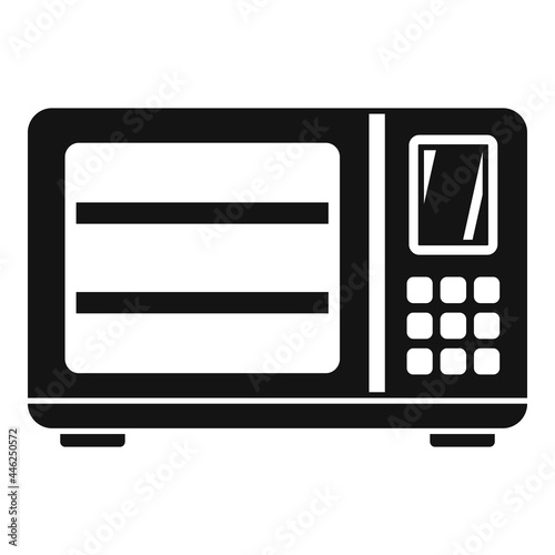 Induction oven icon simple vector. Convection electric stove