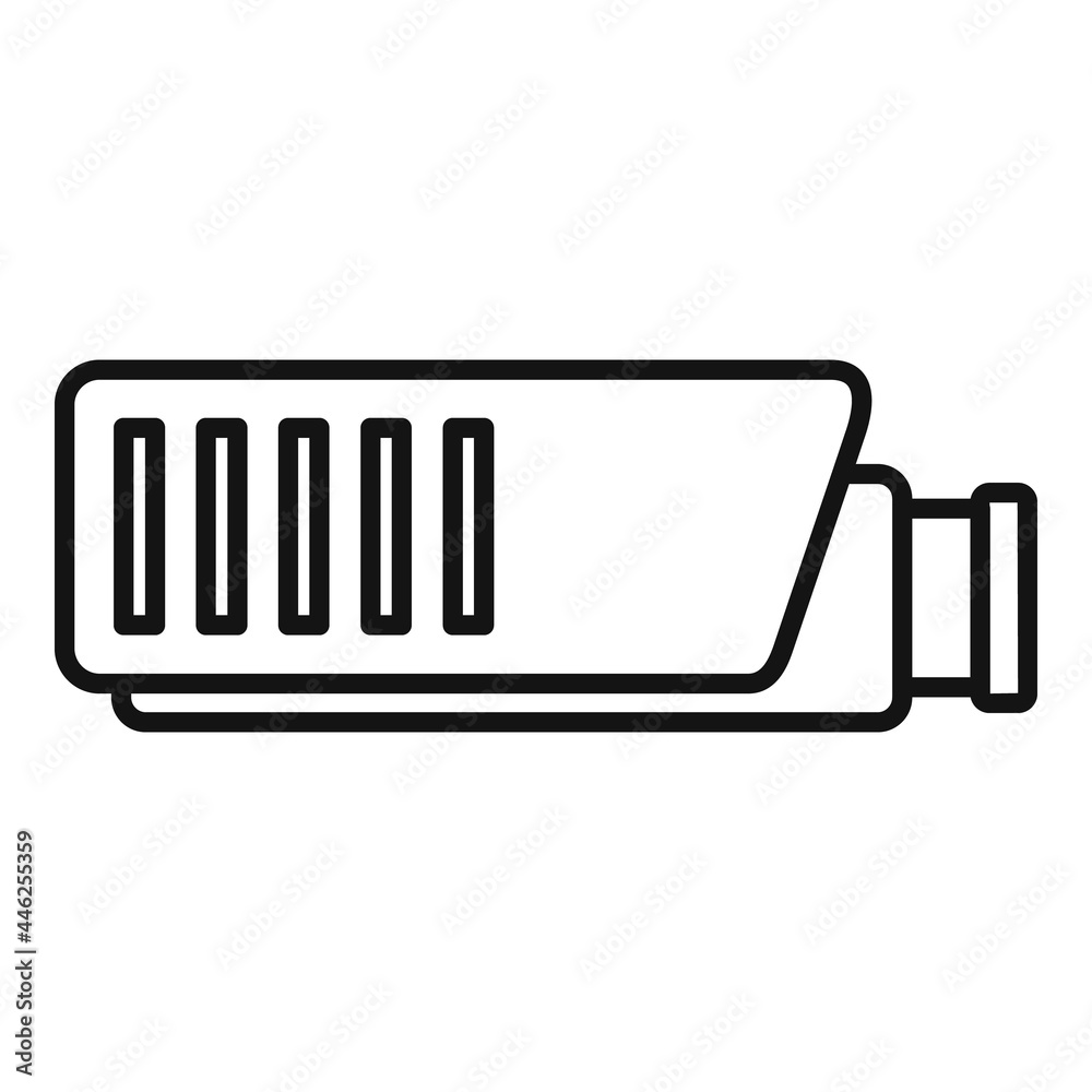 Bank camera icon outline vector. Video camcorder Bank camera icon outline vector. Video camcorder