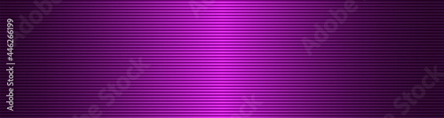 Abstract wide striped lined horizontal glowing background. Scan screen. Technological pink futuristic card