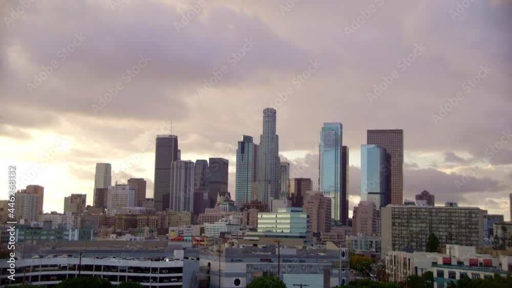 Downtown Los Angeles At Sunset DTLA Time Lapse Downtown Los Angeles At Sunset DTLA Time Lapse