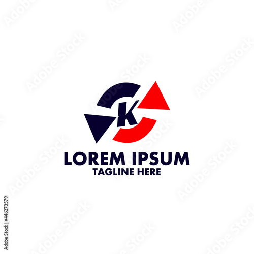K Letter Logo Business Template Vector icon Free Download K Letter Logo Business Template Vector icon - GFXLoad